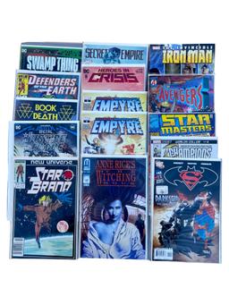 Comic Book Iron Man 1, Swamp Thing Secret Emprire collection lot 15