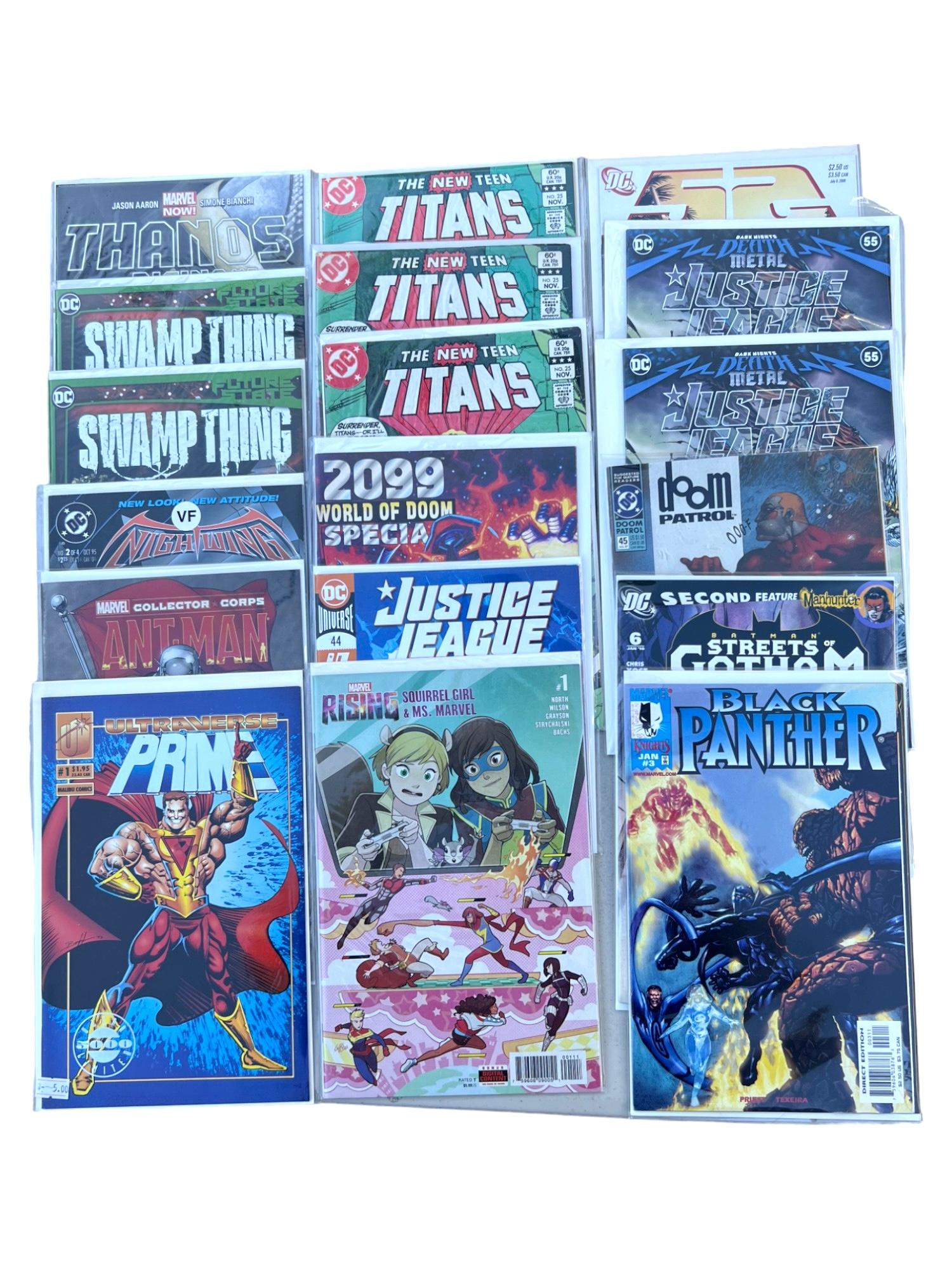 Comic Book Titans Swamp Thing Rising ANT-Man  collection lot 18