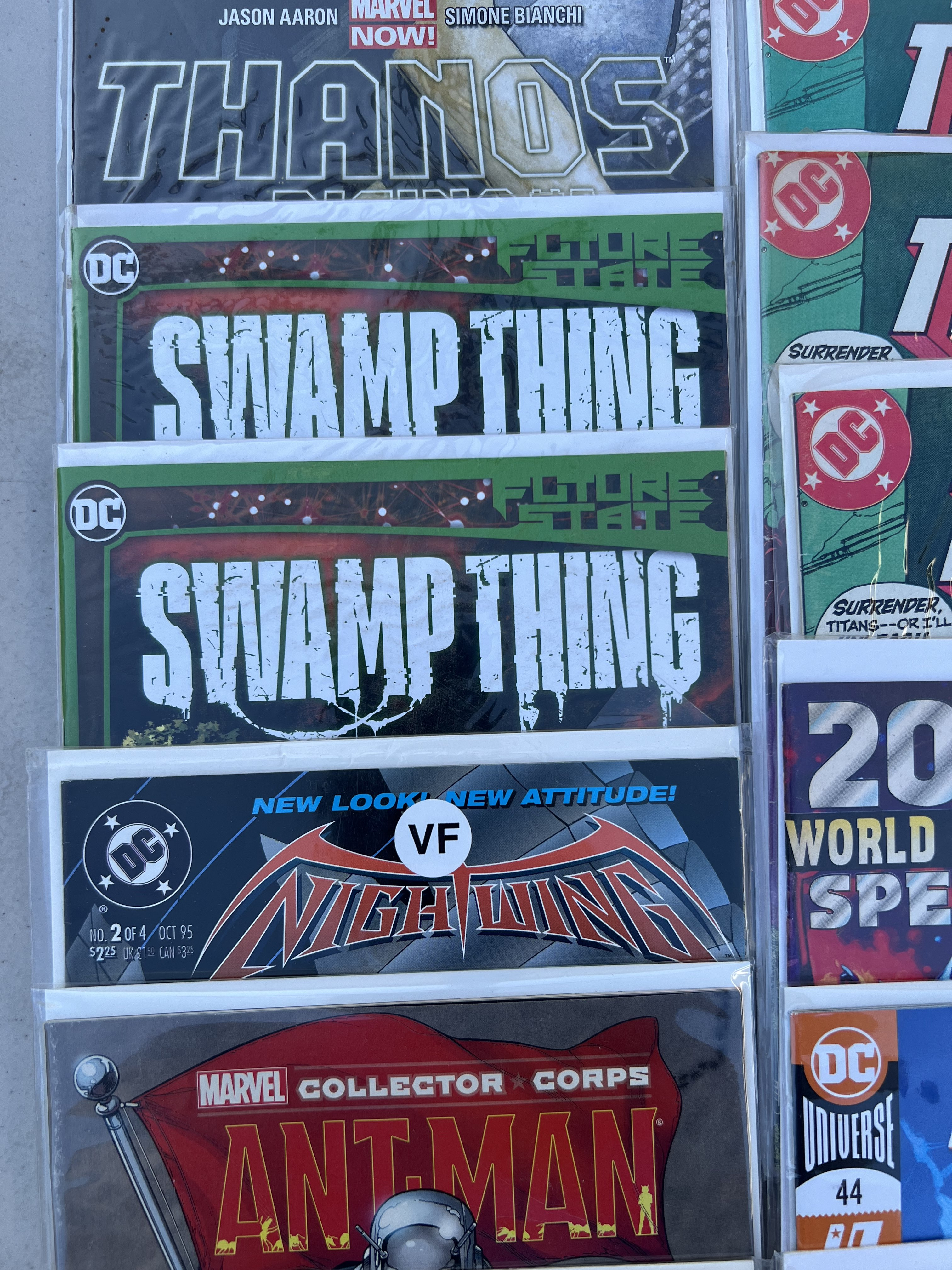 Comic Book Titans Swamp Thing Rising ANT-Man  collection lot 18