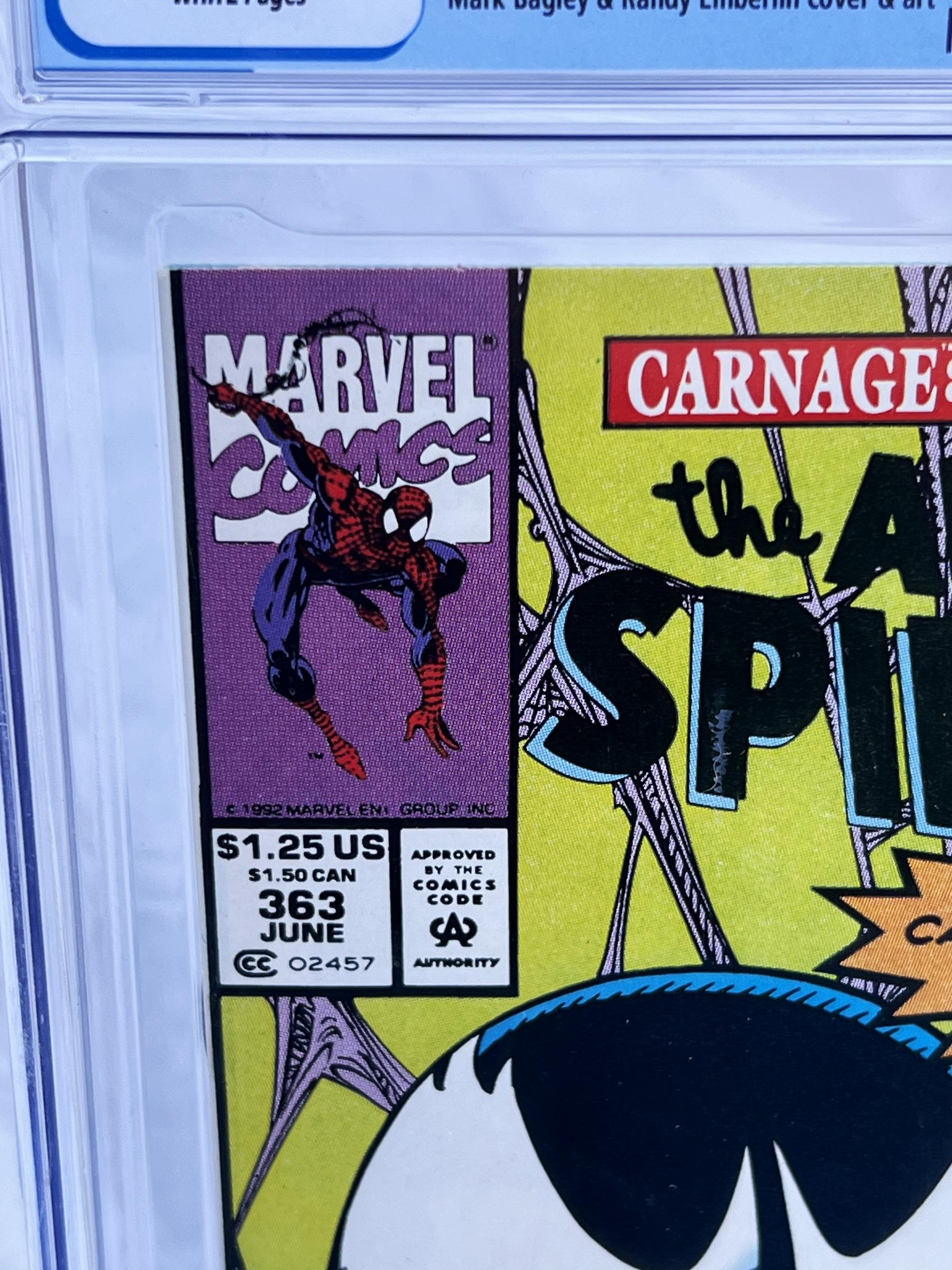 COMIC BOOK Amazing Spider-Man #363 CGC 9.8