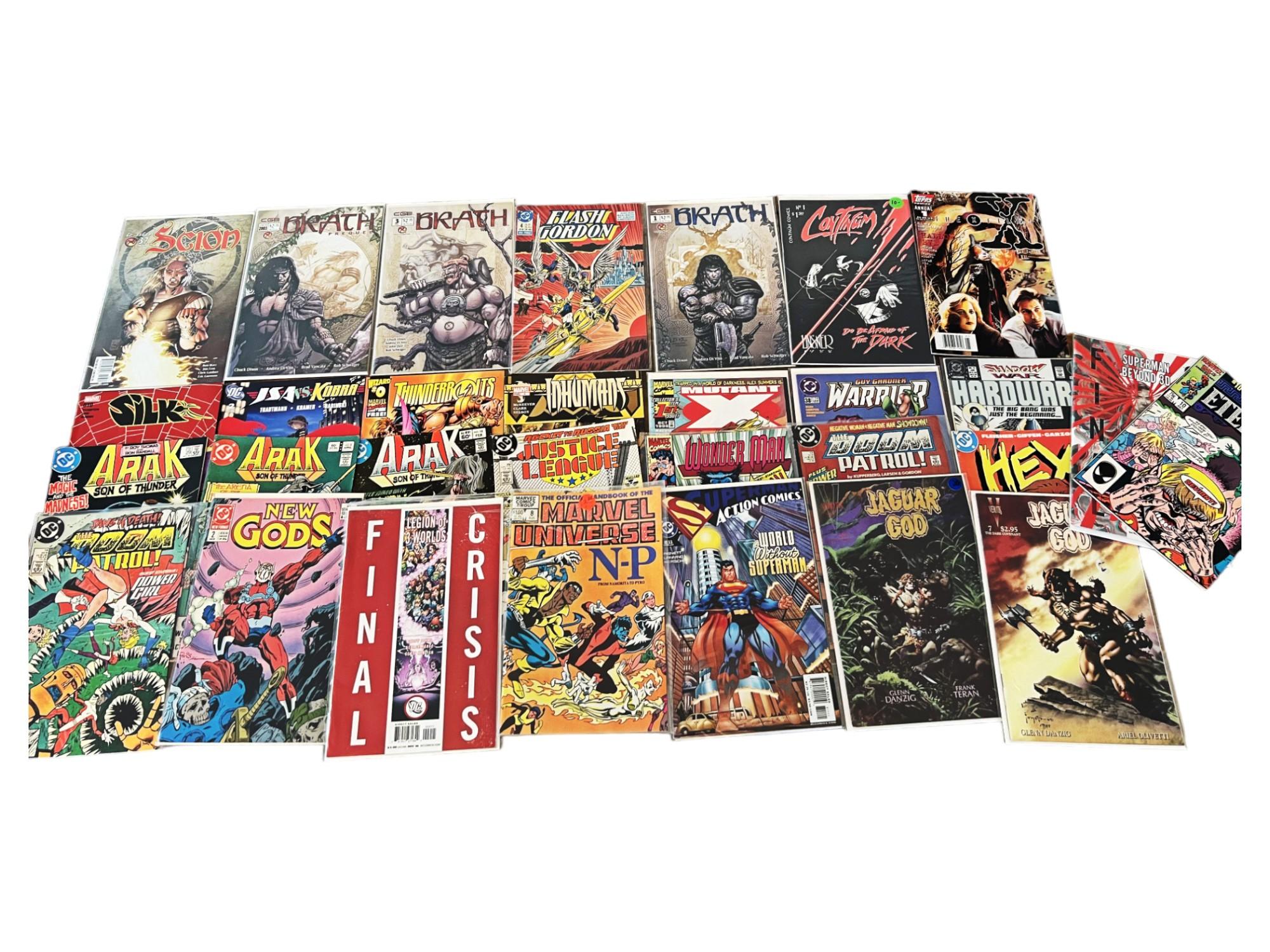 Vintage comic book collection lot 30 Marvel and DC Comics