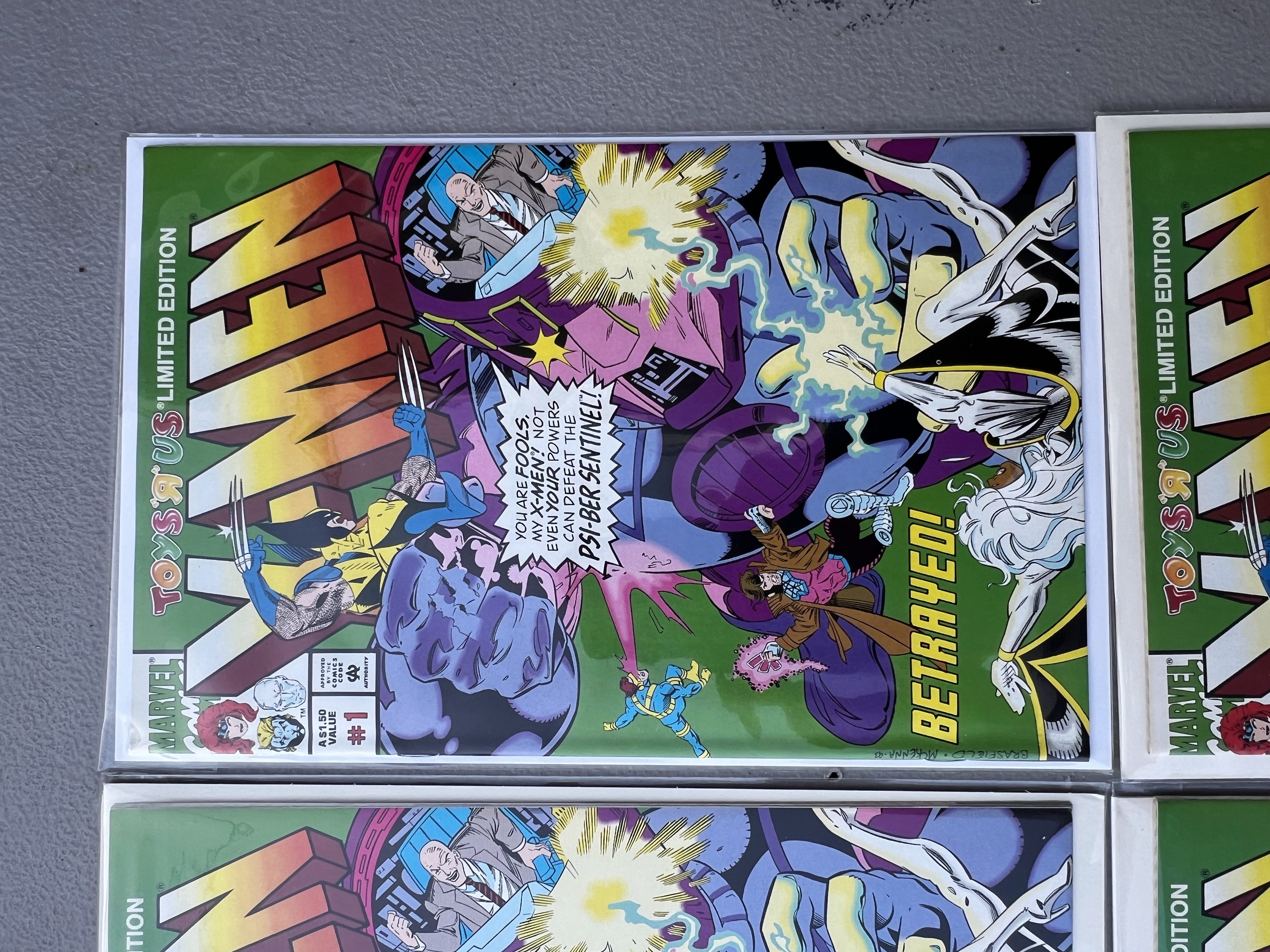 COMIC BOOK X-MEN #1 LOT 4 ALL MINT