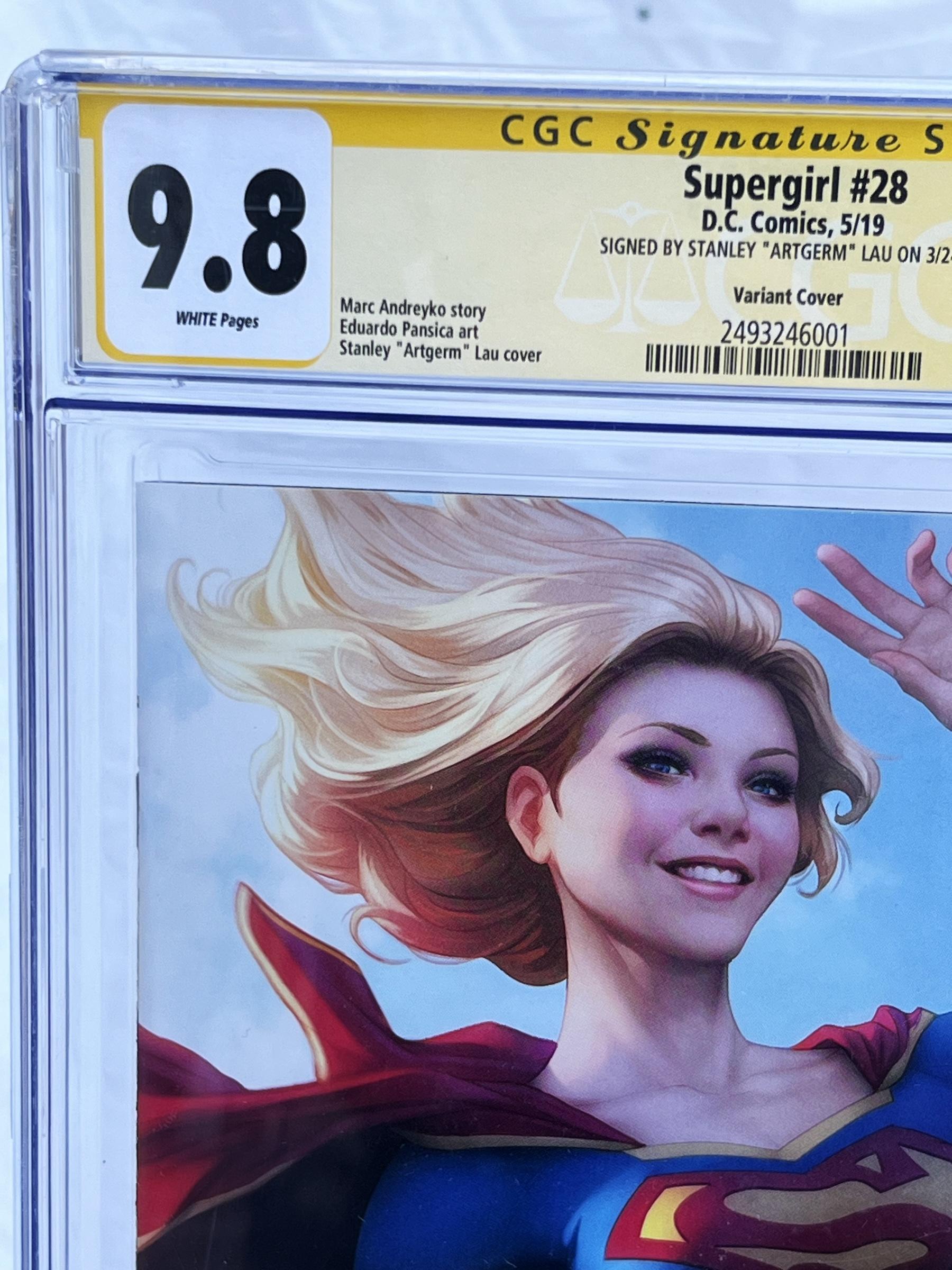 COMIC BOOK SUPERGIRL # 28 DC COMIC 2019 SIGNATURE CGC 9.8