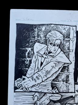 Comic book Storyboard Art Walking Dead creator Tony Moore