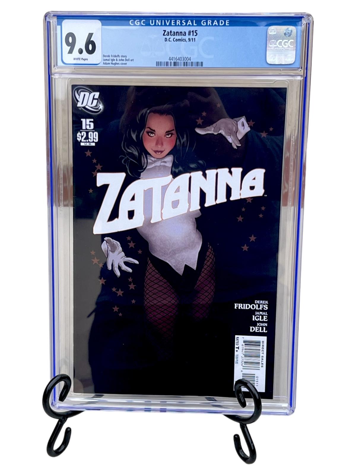 Zatanna 15 9/11 D.C. Comics  CGC 9.6 WHITE