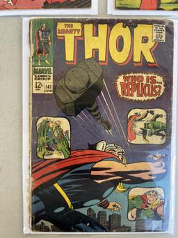 COMIC BOOK THOR 141, 188, 157 MARVEL COMIC 12c