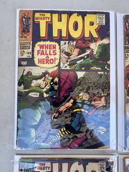 COMIC BOOK THOR 149, 151, 152, 153 MARVEL 12c