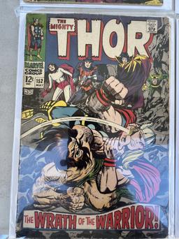 COMIC BOOK THOR 149, 151, 152, 153 MARVEL 12c