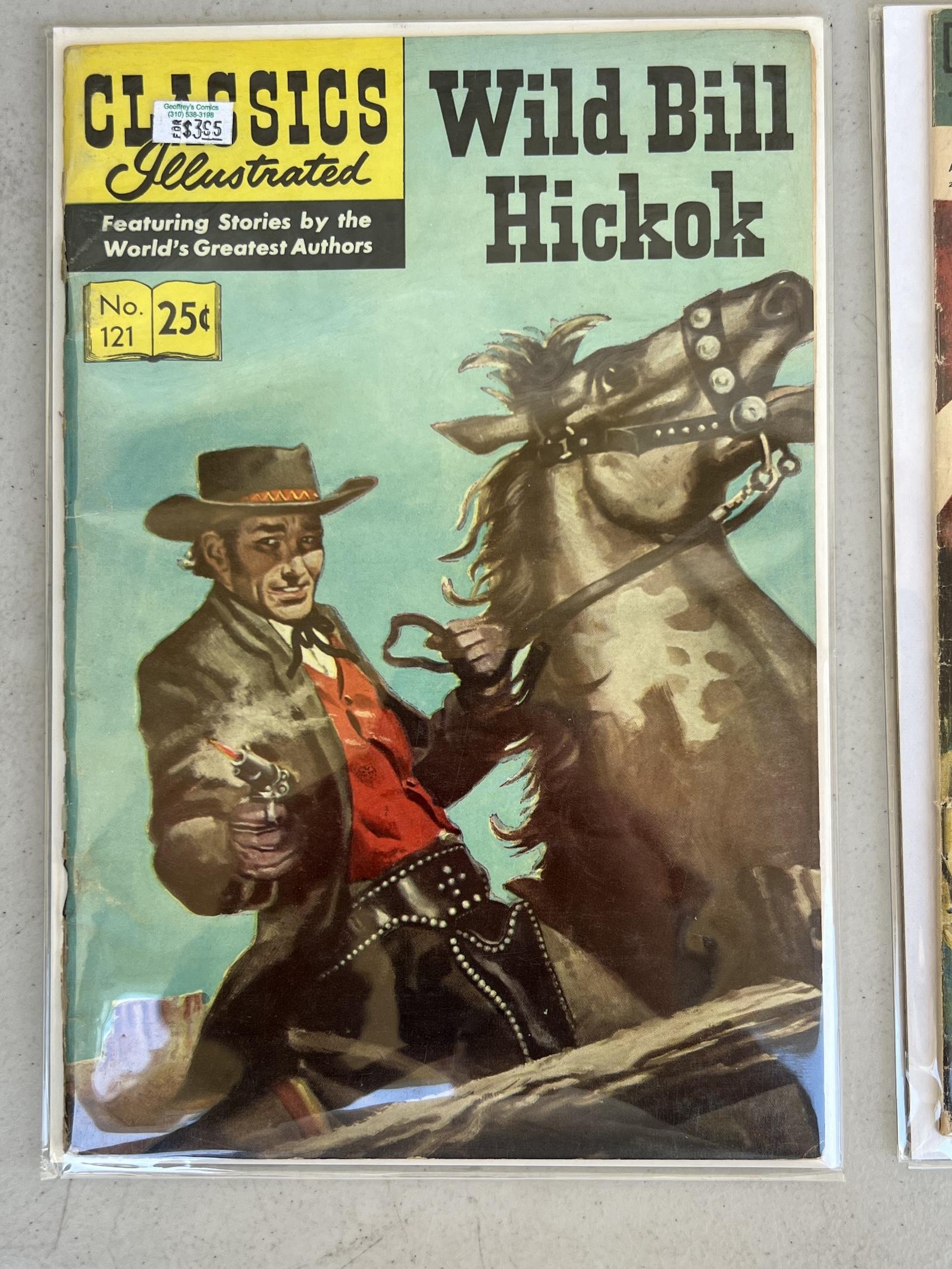 COMIC BOOK CLASSICS ILLUSTRATED #121 Wild Bill Hickok FRANKENSTEIN #1 12c