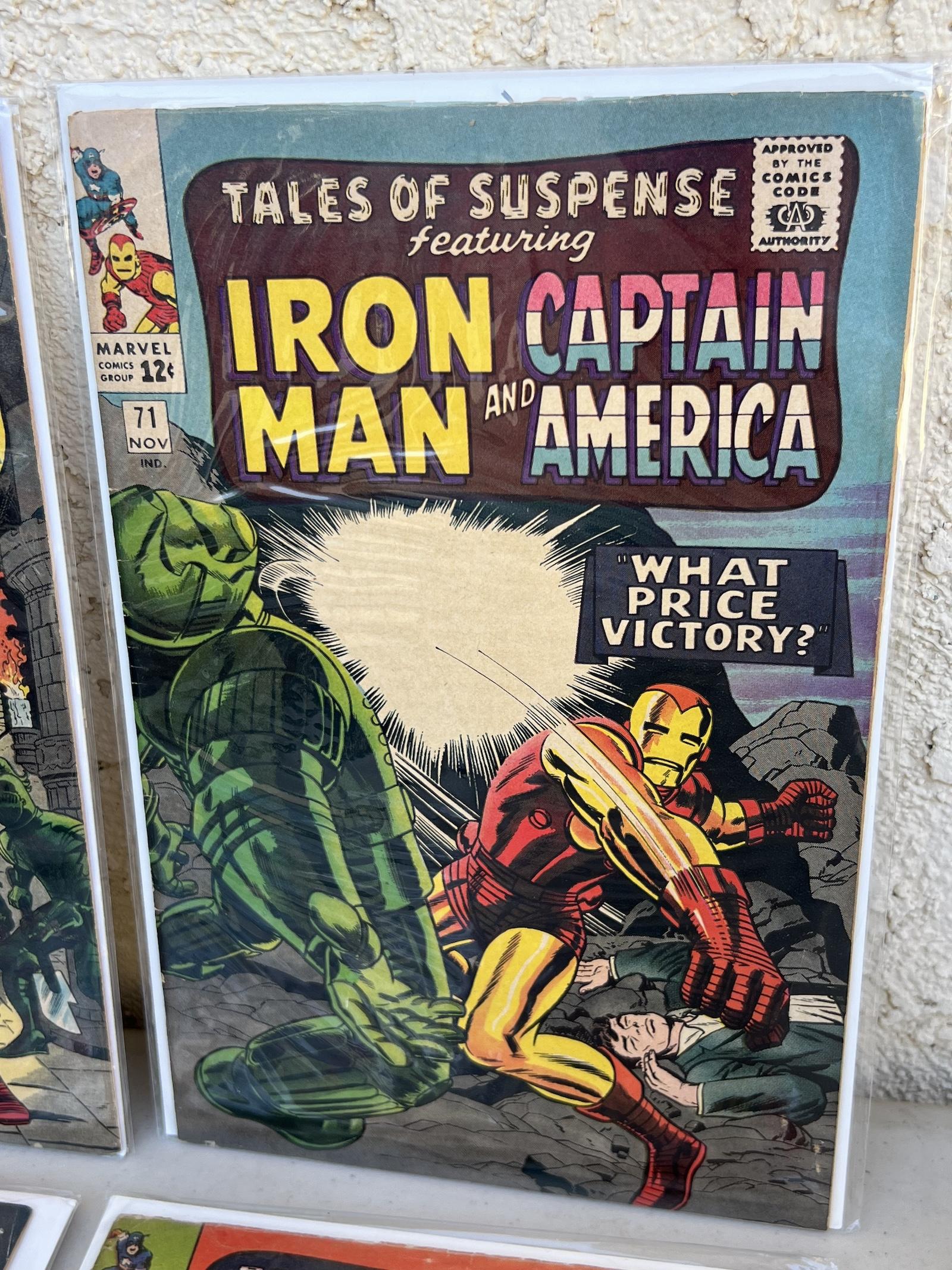 Comic Book- Tales of Suspense #63, 70, 71, 226 Iron Man & Captain America. 1965