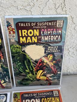 Comic Book- Tales of Suspense #63, 70, 71, 226 Iron Man & Captain America. 1965