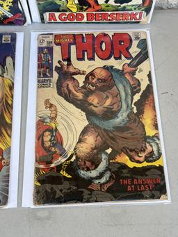 COMIC THOR 158, 159, 166, 163 MARVEL COMIC 12c