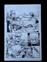 Comic book Storyboard Art Walking Dead creator Tony Moore