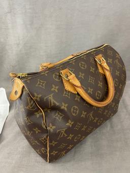 Vintage Louis Vuitton Speedy Shoulder Bag with COA