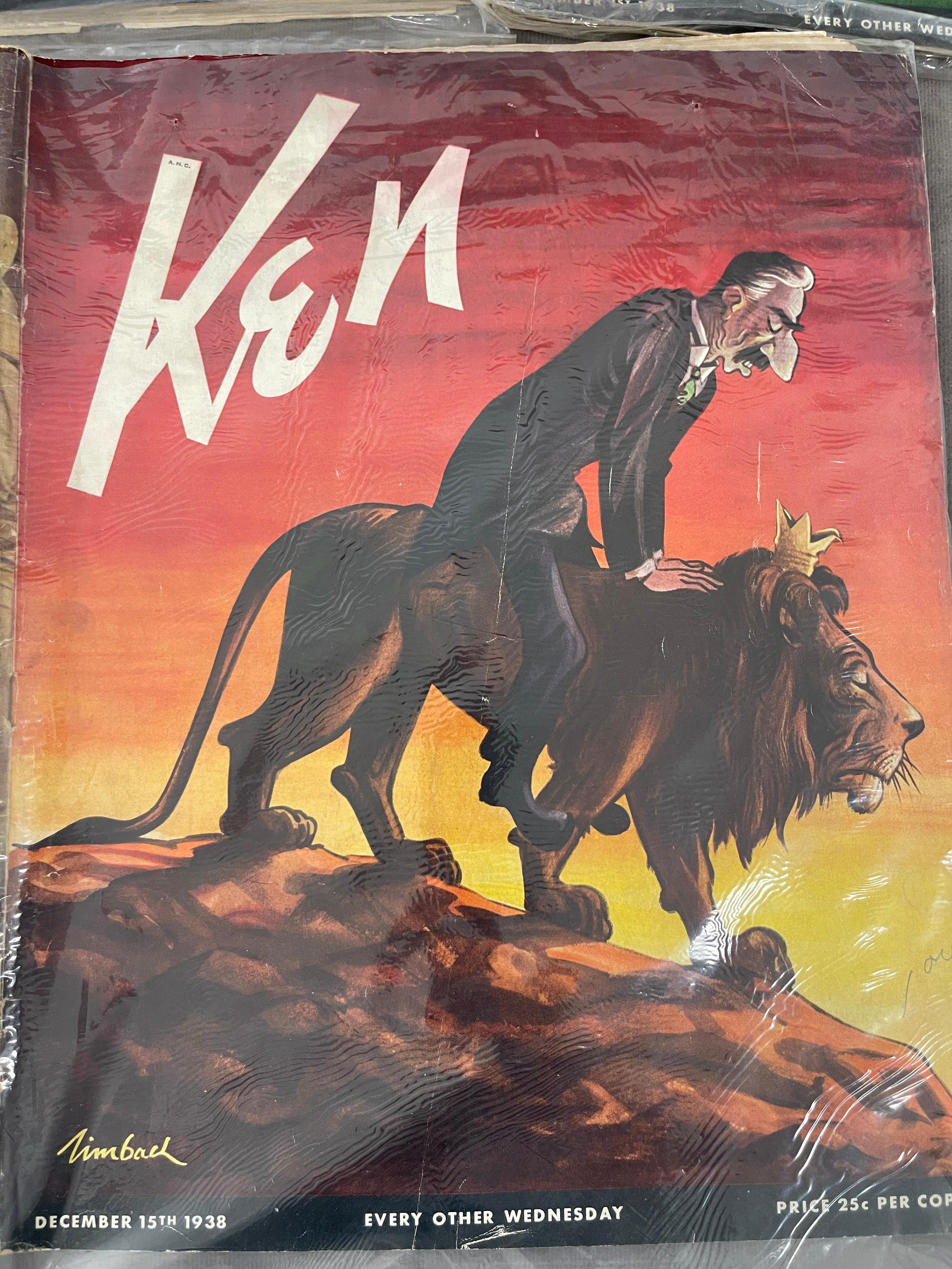 Vintage 1938-1939 Ken Magazine Collection Lot