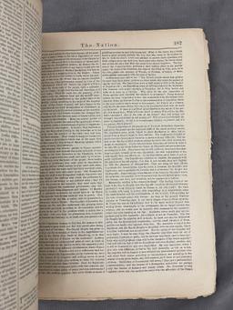 Vintage Antique Book 'The Nation' 1874 VOL.XVIII #444