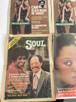 Vintage Soul Music Magazine Collection Lot of 6