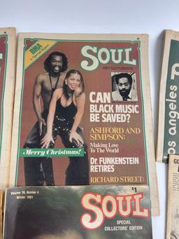 Vintage Soul Music Magazine Collection Lot of 6