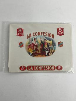 Cigar Box Label Sealed Collection