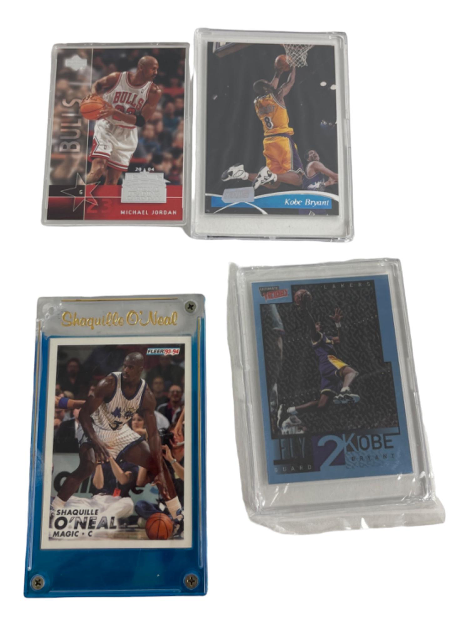 Kobe Jordan and Shaq Trading Cards