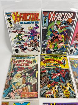 Marvel Team Up and X Factor Marvel Comic Book Collection Lot of 9