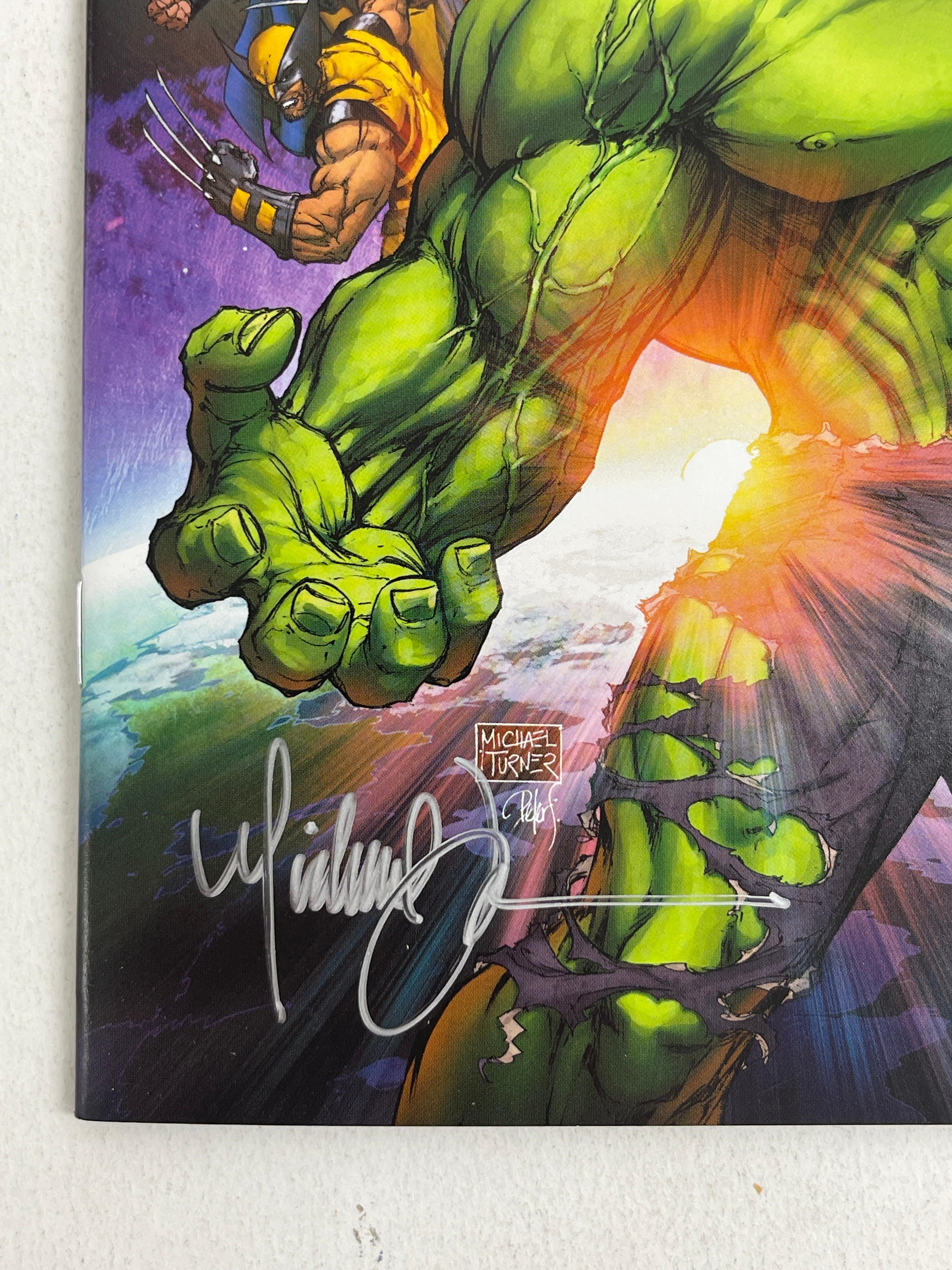 World War Hulk #1 Michael Turner Signed Comic Book with Aspen COA