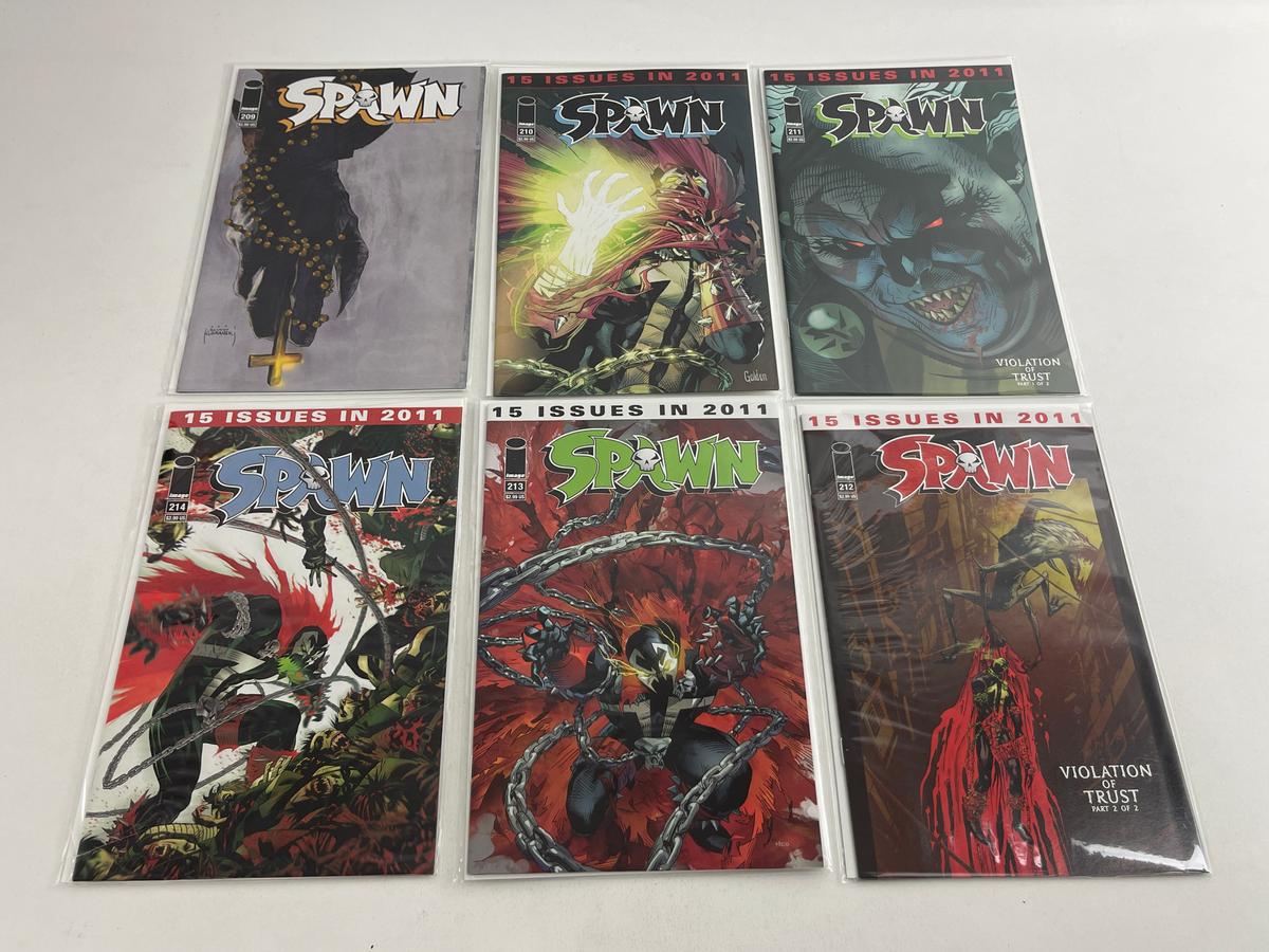 Spawn #209-214 Comic Book Lot