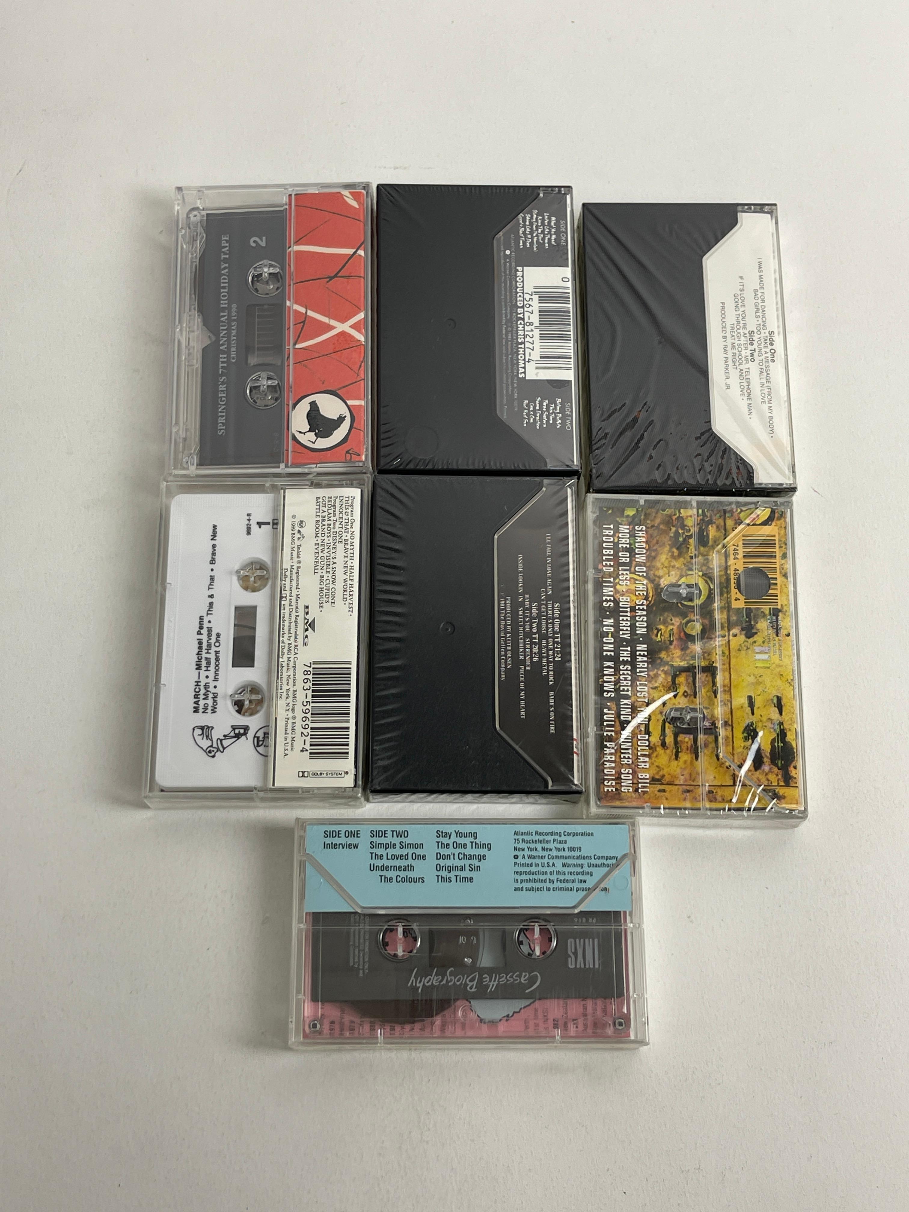 VINTAGE SEALED CASETTE TAPE MUSIC COLLECTION