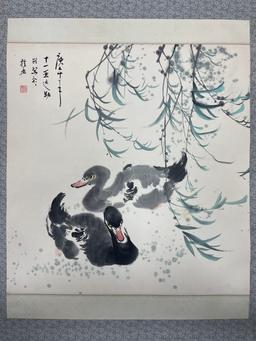 ANTIQUE CHINESE SCROLL PAINTING