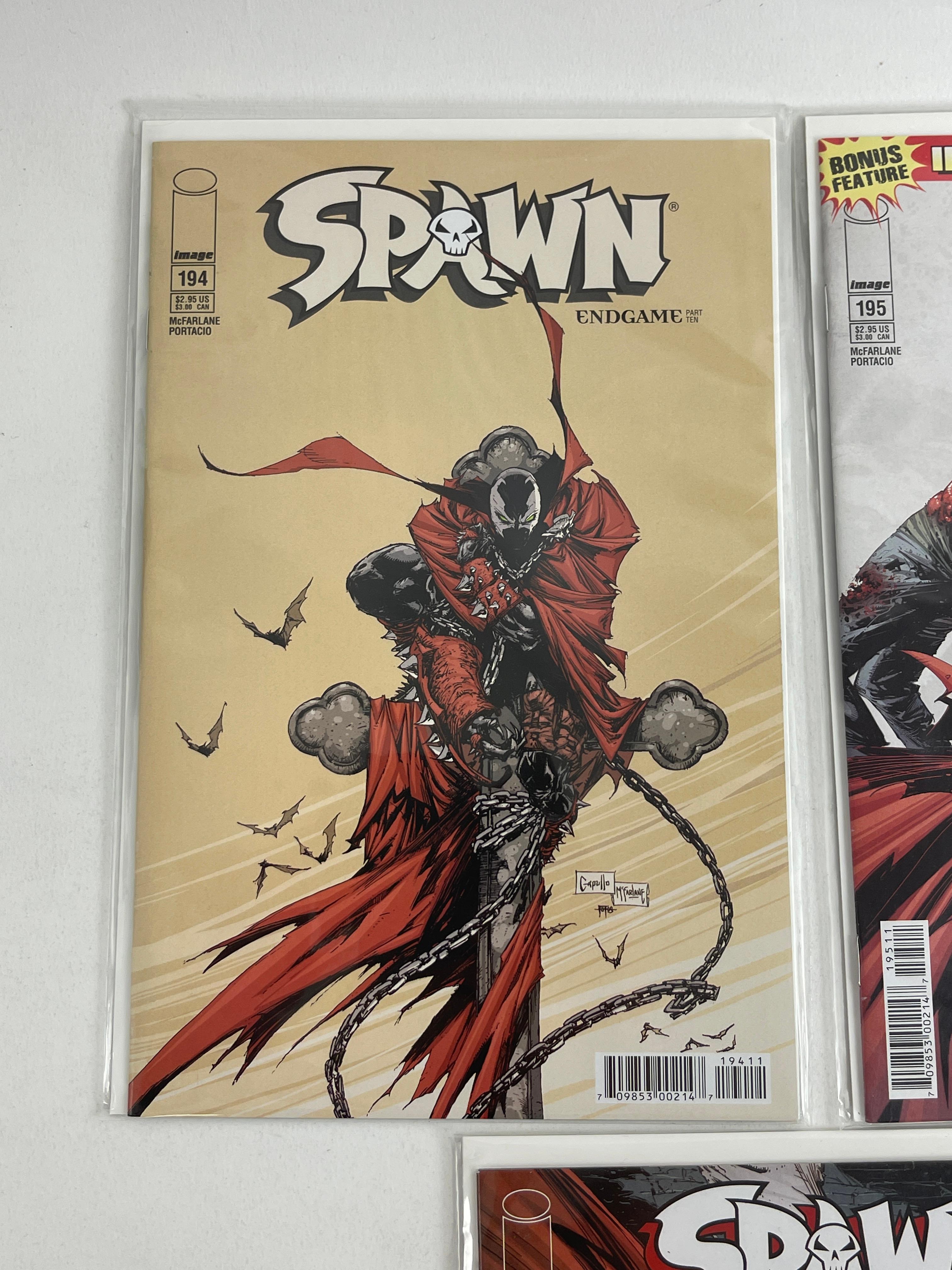 Spawn #194 #195 and #196 Comic Book Lot