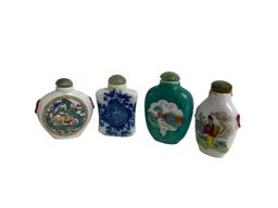 Vintage Chinese  snuff bottle seal collection lot 4