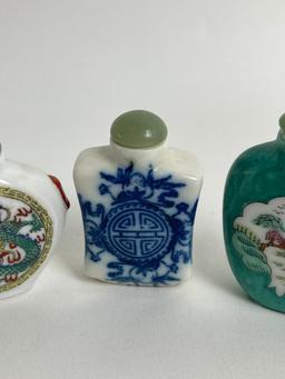 Vintage Chinese  snuff bottle seal collection lot 4