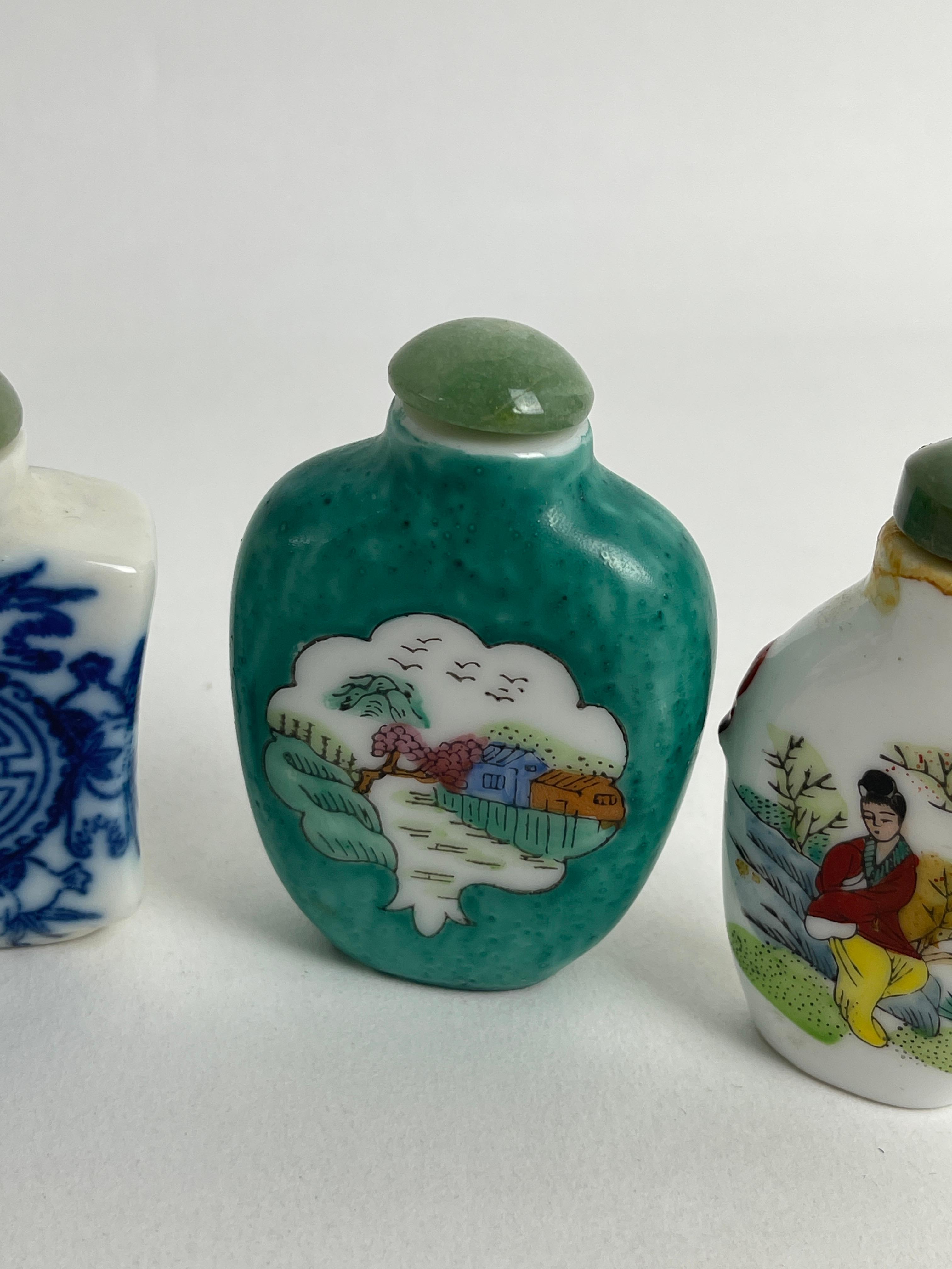 Vintage Chinese  snuff bottle seal collection lot 4