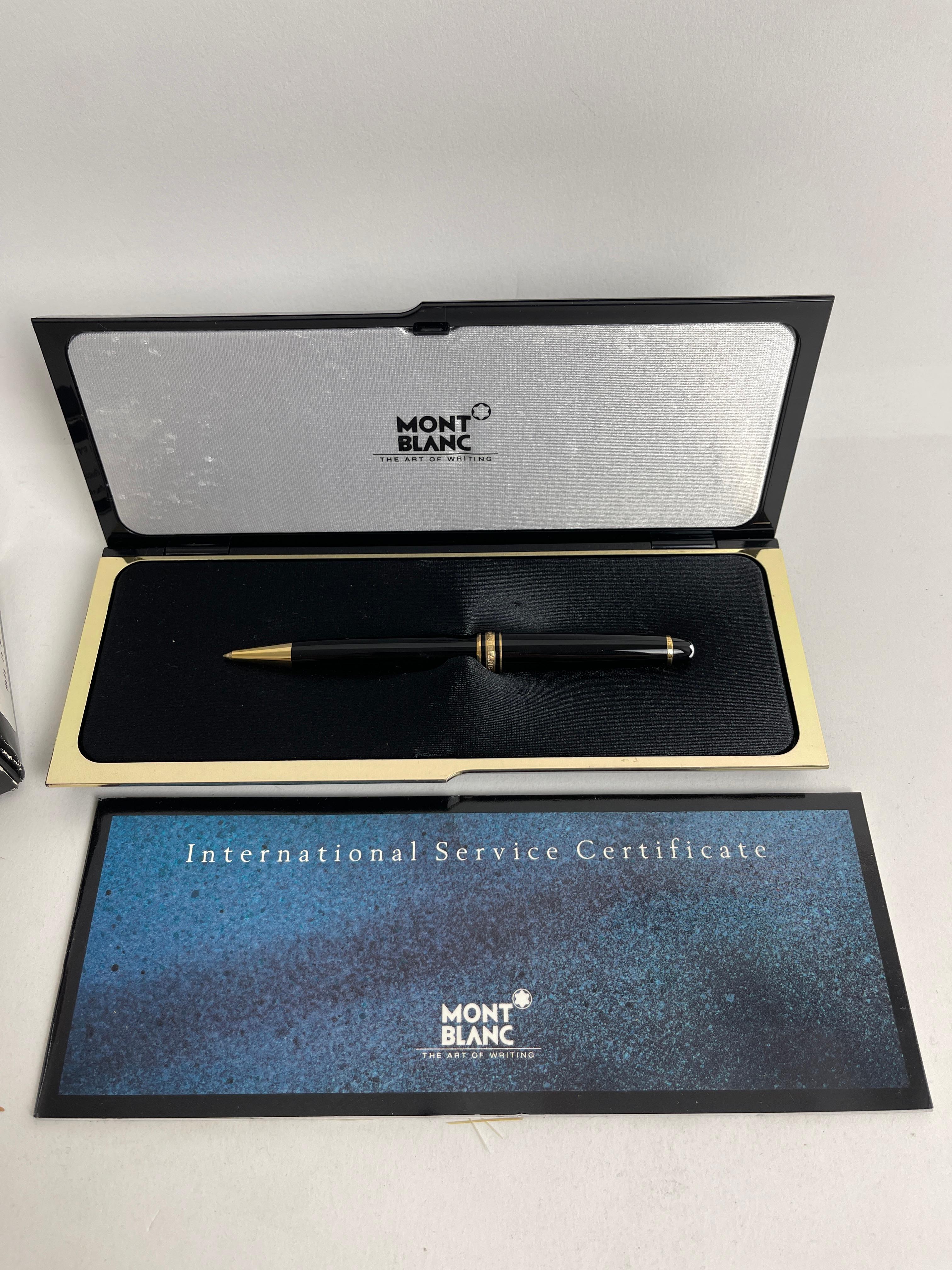 Mont Blanc ballpen with box lot with box