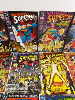 Vintage comic book Superman collection lot 16 DC comics