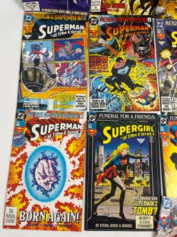 Vintage comic book Superman collection lot 16 DC comics