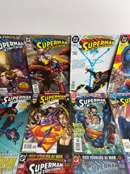 Vintage comic book Superman collection lot 20 DC comics