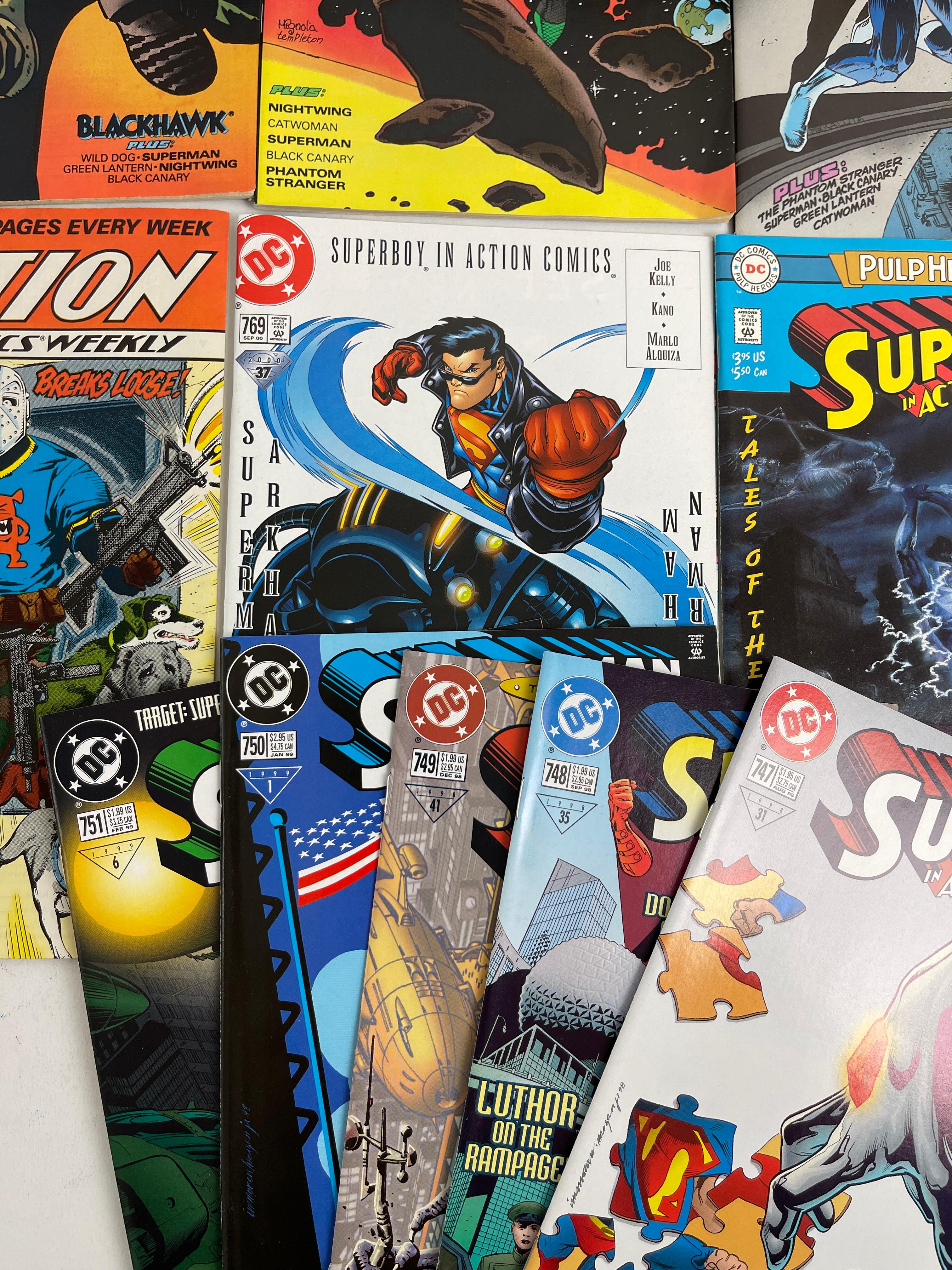 Vintage comic book Superman collection lot 20 DC comics