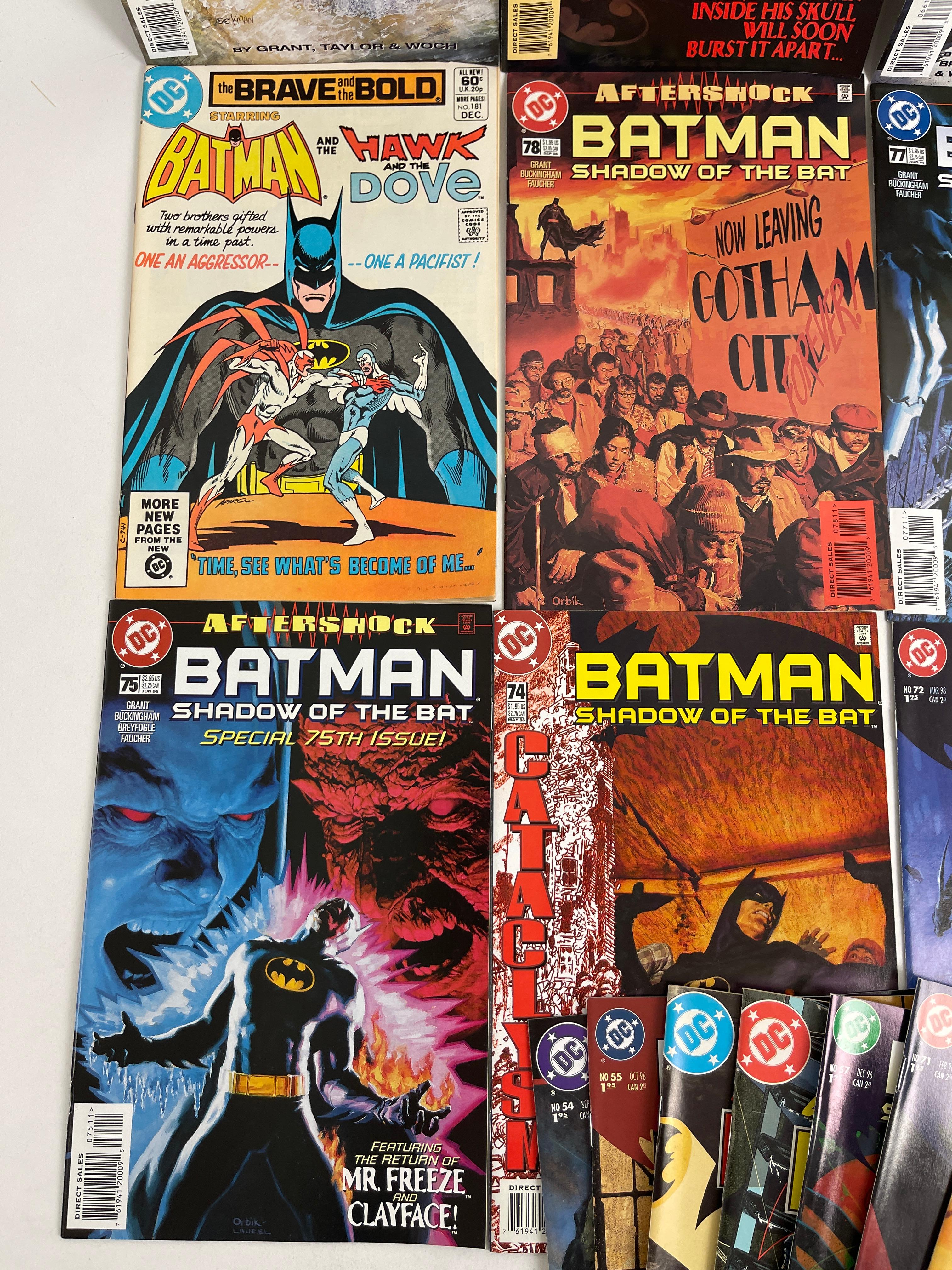 Vintage comic book Batman collection lot 20 DC comics