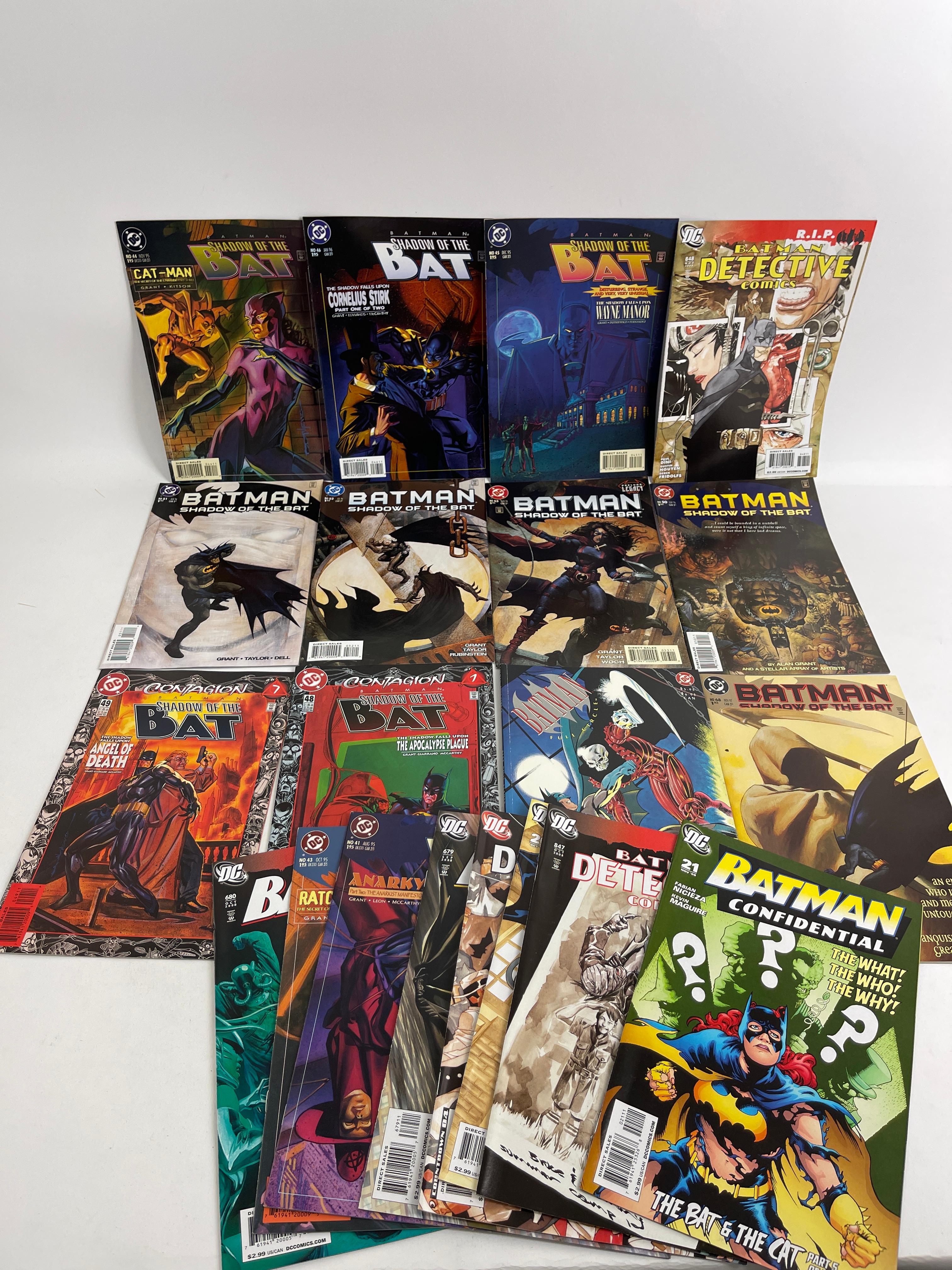 Vintage comic book Batman collection lot 20 DC comics