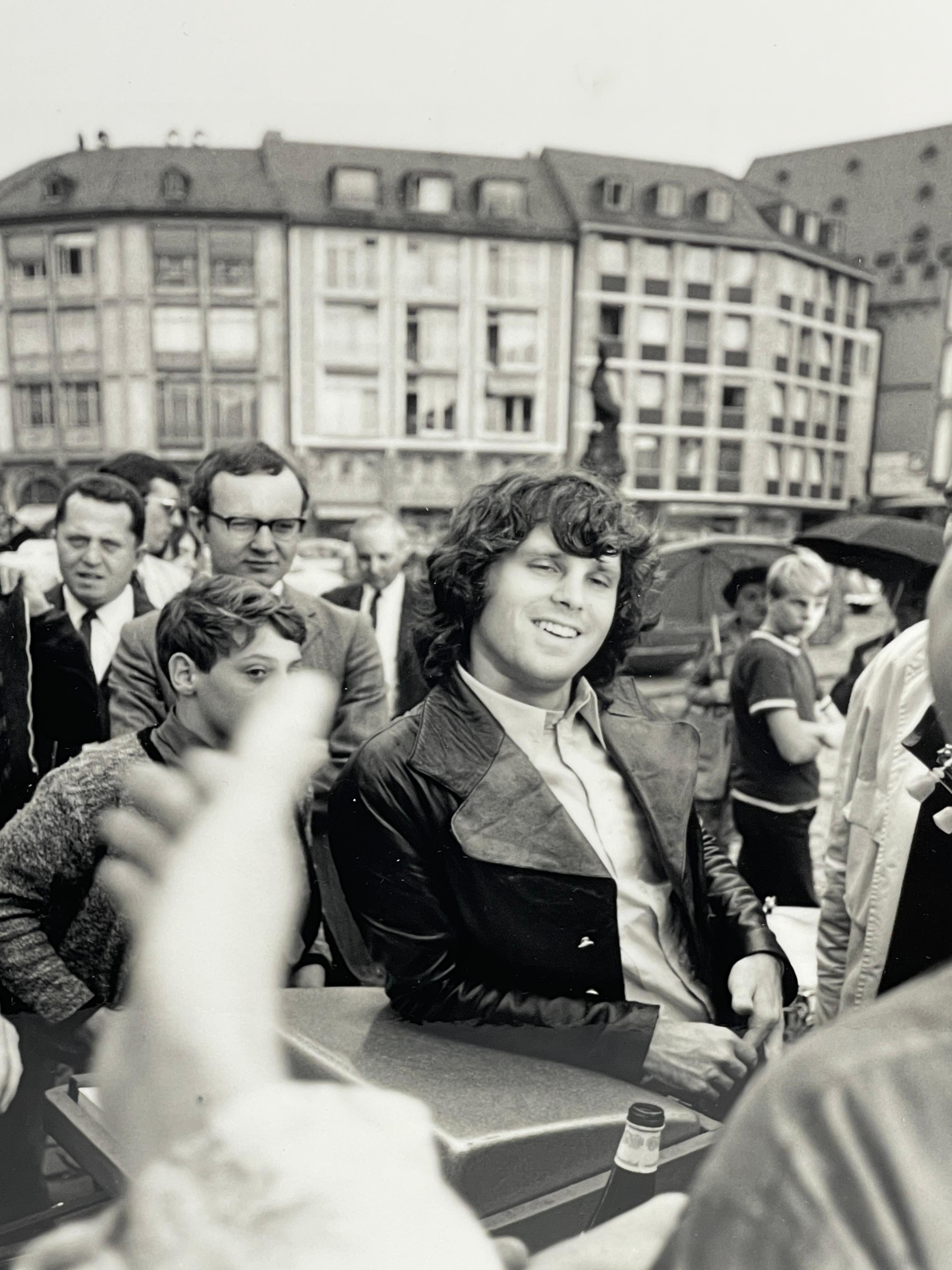 ORIGINAL PHOTOGRAPHY Jim Morrison - The Doors in Europe, Fall 1968. Photo by Michael Montfort.