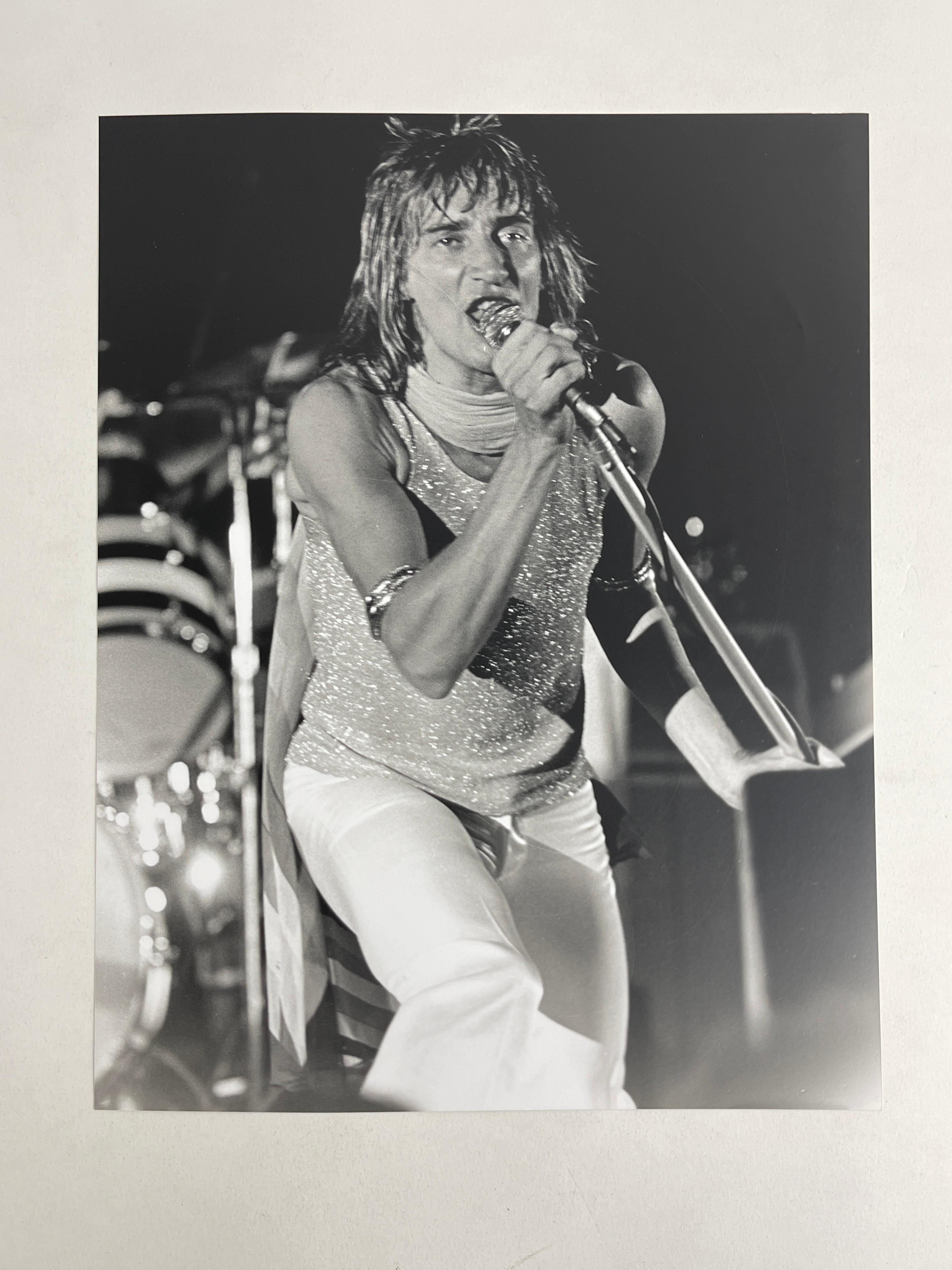 ORIGINAL BLACK AND WHITE  PHOTOGRAPHY  Rod Stewart