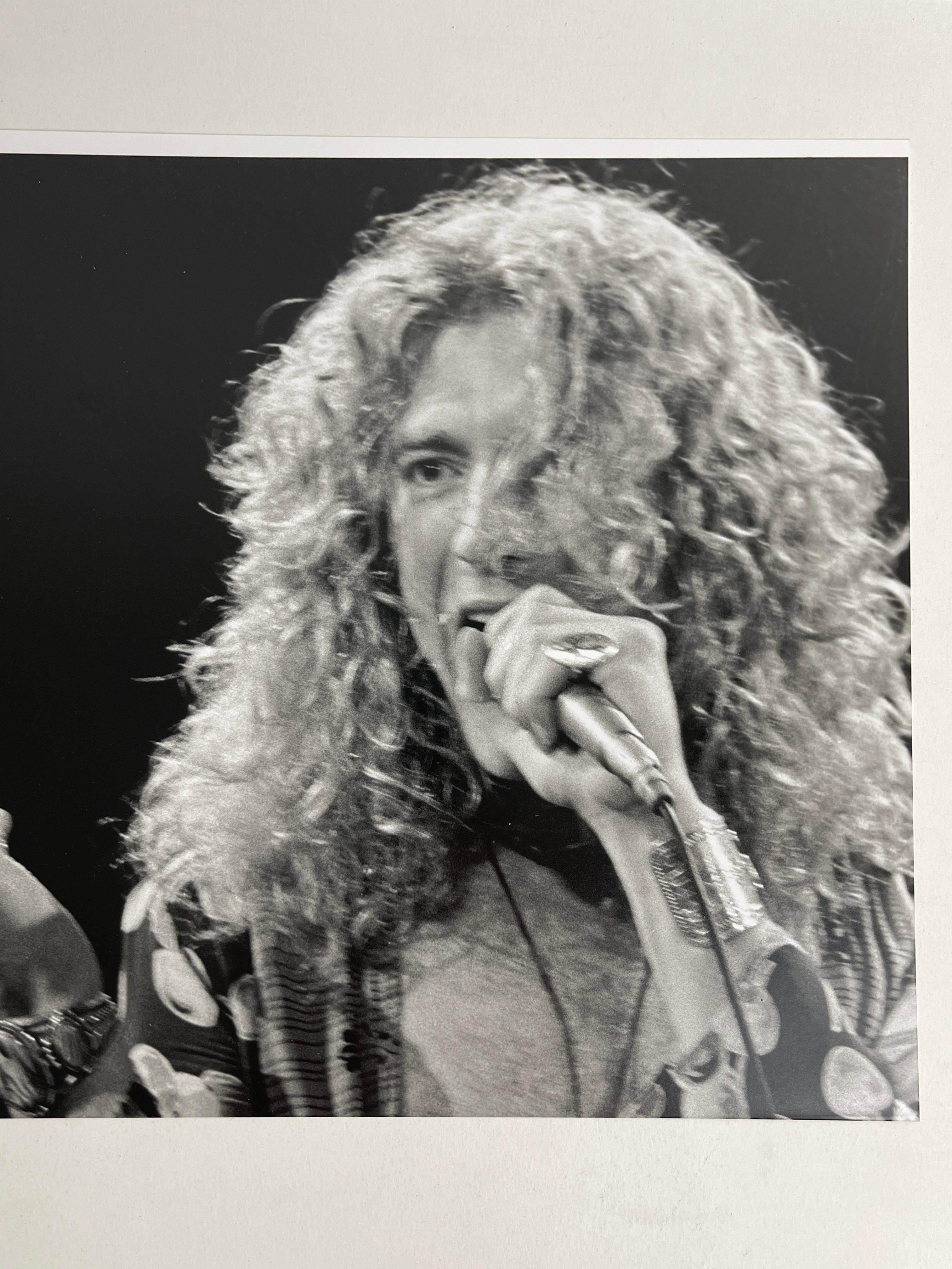 ORIGINAL BLACK AND WHITE PHOTOGRAPHY Led Zeppelin  Robert Plant
