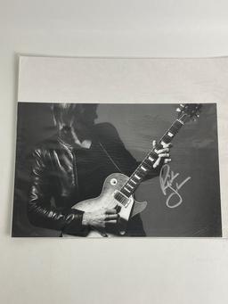 ORIGINAL BLACK AND WHITE PHOTOGRAPHY BON JOVI RICHIE SAMBORA SIGNED