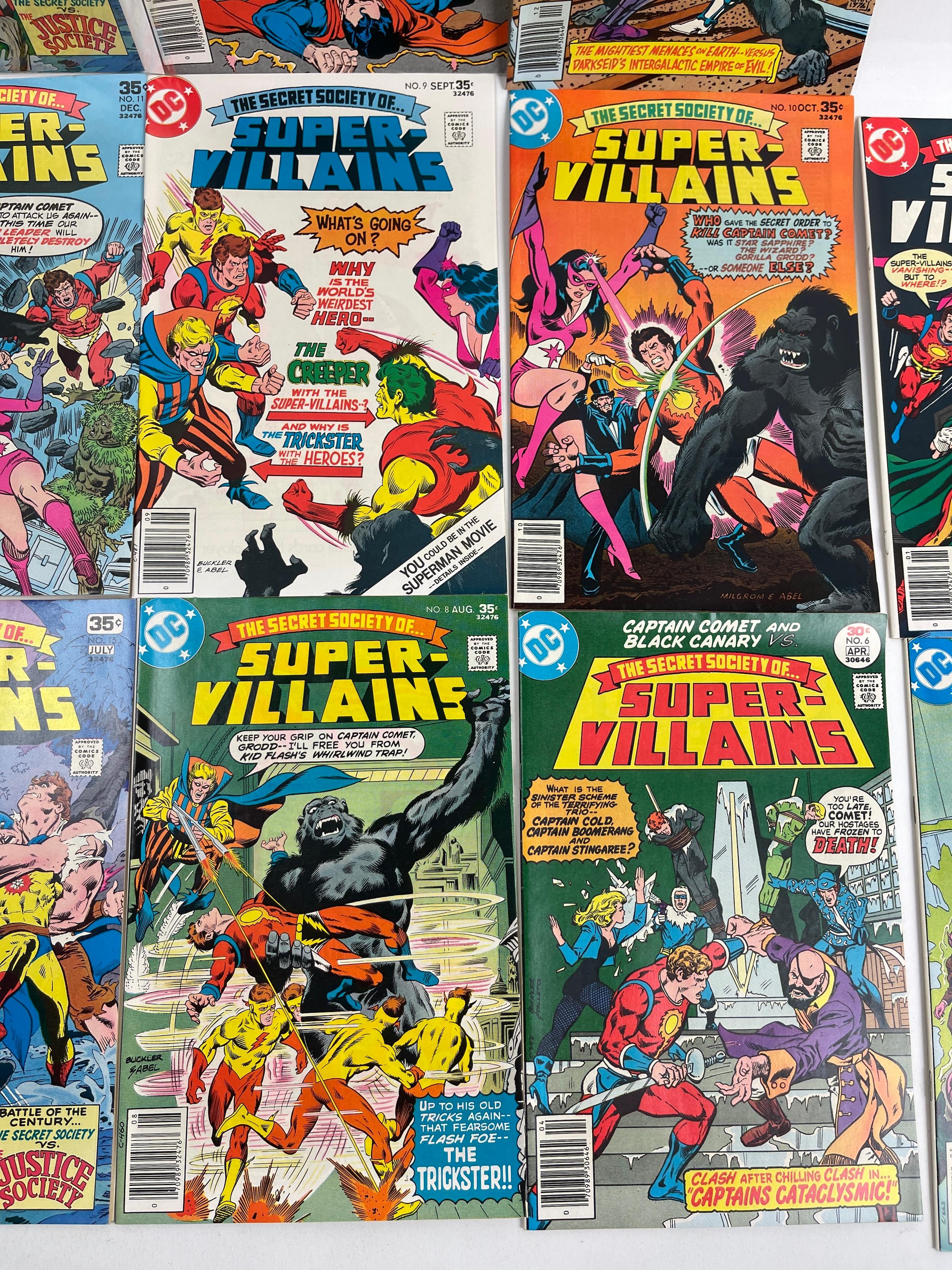 Vintage Super Villains Marvel DC Comic Book Collection Lot of 13