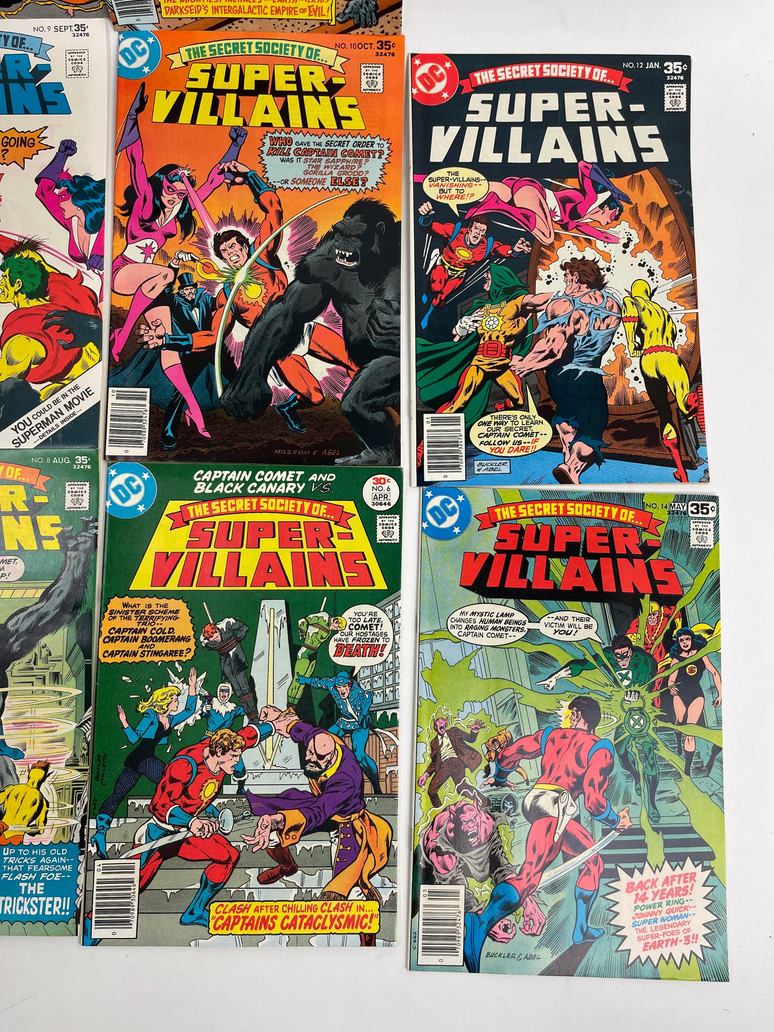 Vintage Super Villains Marvel DC Comic Book Collection Lot of 13