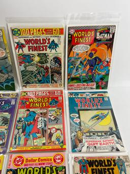 Vintage Worlds Finest Marvel DC Comic Book Collection Lot of 14