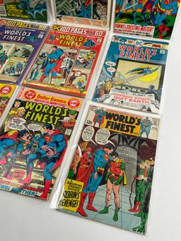 Vintage Worlds Finest Marvel DC Comic Book Collection Lot of 14