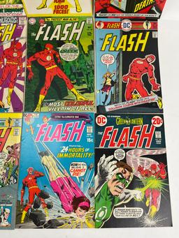 Vintage The Flash Marvel DC Comic Book Collection Lot of 9