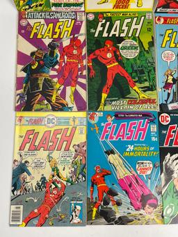 Vintage The Flash Marvel DC Comic Book Collection Lot of 9